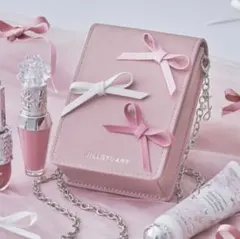 JILLSTUART ノベルティ リボンポーチ　チャーム付き