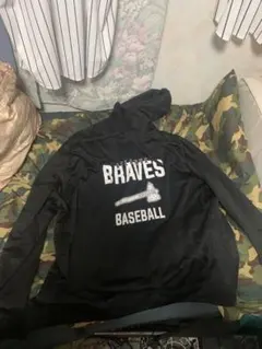 MLB ATLANTA BRAVES パーカー ブラック