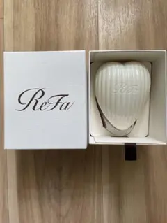 ReFa ハート型ヘアブラシ 箱付き　Aurora White