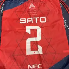 佐藤淑乃選手　ナップザック　NECレッドロケッツ