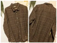 GU フランネルチェックシャツ　XXL メンズ