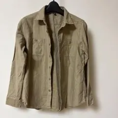 UNIQLO 長袖シャツ ベージュ 150cm