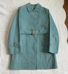 マッキントッシュ　34 ゴム引き　女性用　トレンチコート ターコイズ