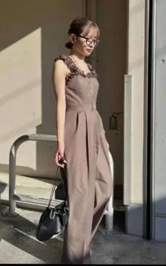 アメリヴィンテージ 2way フリルロンパース サロペット オールインワン M