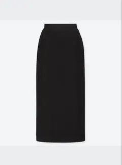 UNIQLO ユニクロ　リブタイトロングスカート XS ネイビー