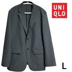 【美品】ユニクロ 感動ジャケット グレー Lサイズ
