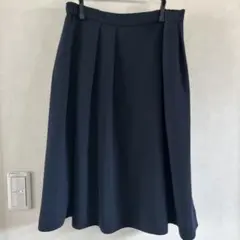 UNIQLO ユニクロ　ネイビー 紺　フレアスカート L
