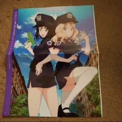 【非売品】ガールズ&パンツァー ガルパン B1 サイズ 超特大 光沢 ポスター 絵画風 壁紙ポスター (はがせるシール式) ガールズ＆パンツァー