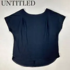 アンタイトル 美品 ドライタッチ タックディティールカットソー ドルマンスリーブのサムネイル