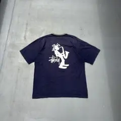 90s OLD Stussy 紺タグ　ジャズマン　半袖　tシャツ　シャドーマン