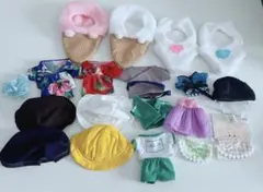 絨毛娃娃 裝飾頭套 娃娃服飾 娃娃小物 組合販售 100日圓商店 Seria