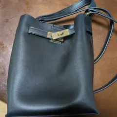 LILY BROWNショルダーバッグトートバッグ2way 金具式ロック