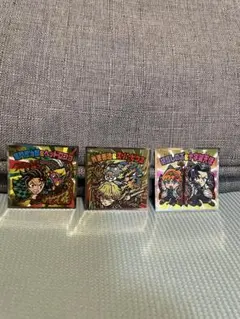 鬼滅の刃マンチョコ 無限城編 レア 炭治郎 善逸 しのぶ 3枚セット
