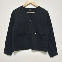 green label relaxing ノーカラーコットンジャケット Vネックのサムネイル