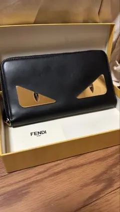 FENDI 長財布 ブラック モンスター