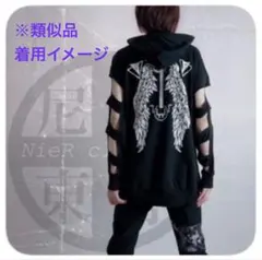 NieR【完売品】個性的！クラッシュスリーブ トレーナー 長袖のサムネイル