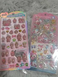 うるちゅる　モンチッチ　まじかるみゅーちゃん 2枚セット♡国内正規品　シール