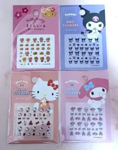 サンリオ ネイルシール 4枚セット