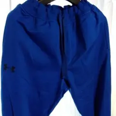 Under Armourメンズ 青 ジャージ パンツ