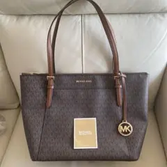 【美品】MICHAEL KORS ブラウン トートバッグ