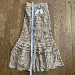 RESEXXY レース編み ロングスカート