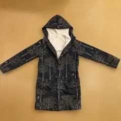 graniph シャイニングフォレストニットフリースコートW/Fネイビーフード
