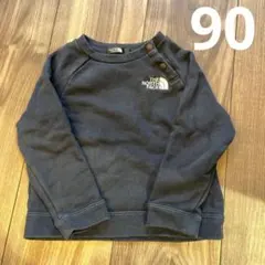 ノースフェイス ベビー トレーナー 90 ネイビー