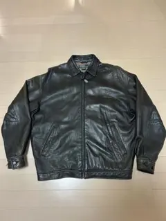 90s ラルフローレン　レザースイングトップ　ブラックのサムネイル