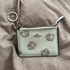COACH 花柄 パスケース、コインケース