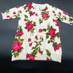新品 49AV.Junkoshimada 花柄　ニット 38 定価12000円のサムネイル