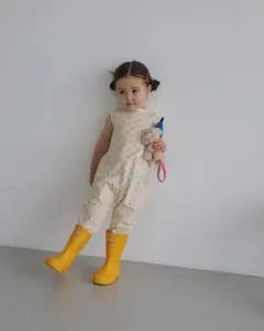POIMERI tulip overall 100サイズ 美品 ロンパース