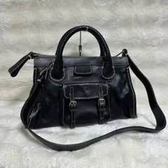 Chloe クロエエディス ハンドバッグ 2way大容量 A4 ステッチy2k