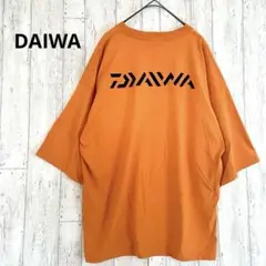 ダイワ DAIWA ロゴ Tシャツ【M】カットソー ラウンドネック オレンジ