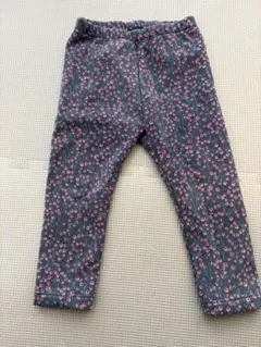 ユニクロ　フリースパンツ　花柄　サイズ90