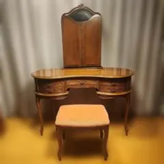 愛知県内手渡し イタリア製 ヴェローナクラシック 猫脚ドレッサー ドレッサー鏡台