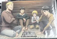 進撃の巨人　クリアファイル　チェス　エレン　アルミン　ライナー　アルベルト