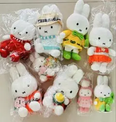 レア ミッフィー ぬいぐるみマスコット 9点セット - メルカリ
