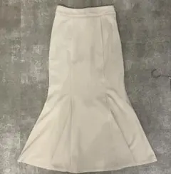 GUマーメイドスカート ロングスカート アイボリー