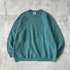 y*y様 90s USA製　Lee リー　スウェット　ターコイズ　無地　シンプル