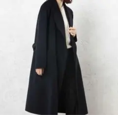 ✴*い様 美品✨グリーンレーベル　RFリバーガウンコート　ロング　ネイビー　42