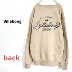 Billabong ビラボン　バックロゴ　スウェット　綿混　ユニセックス　M