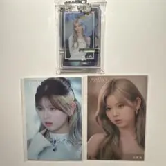 NiziU オンラインくじ リク AWAKE キーホルダー ステッカー セット