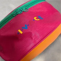 レトロ　カラフル　バニティ　ポーチ