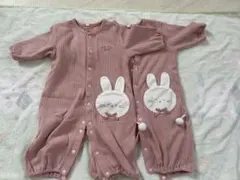 【値下げ中】ベビー服　ロンパース　うさぎ