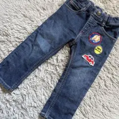 デニム 90サイズ ムージョンジョン 乗り物