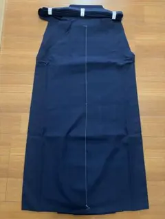 新品未使用品　テトロン合気道袴　紺　25号