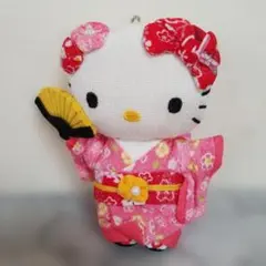 ハローキティ 着物 マスコットキーホルダー