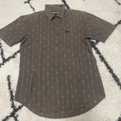 RVCA 半袖シャツ ブラウン系 総柄 XSのサムネイル