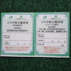 JR東日本×東急不動産ＨＤ コラボ株主優待券(宿泊優待券)(スポーツ共通券)