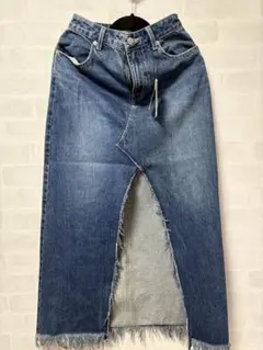 【EVRIS】デニムスリットロングスカート